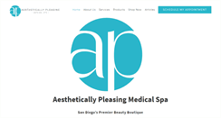 Desktop Screenshot of apmedspa.com